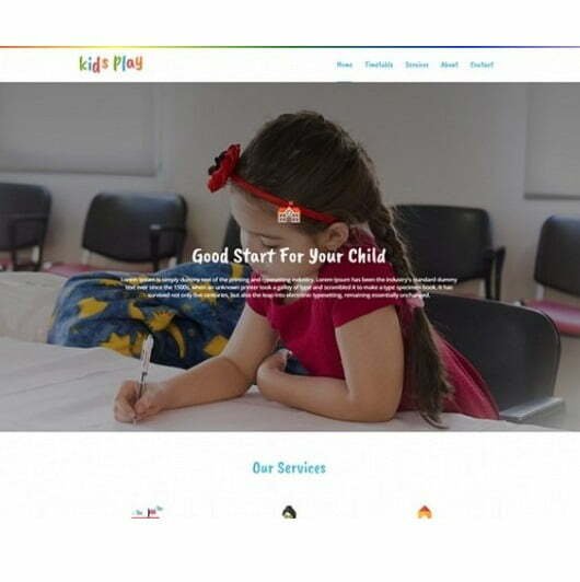 Play School – HTML Template