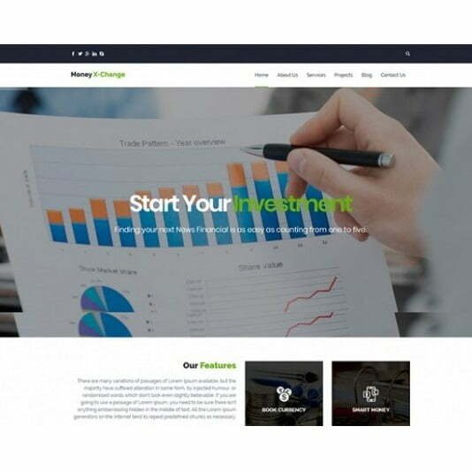 Money Exchange – HTML Template